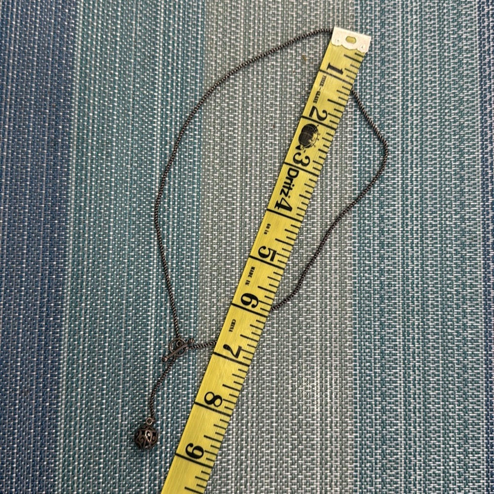 Silver Ball Toggle Necklace - Picture 3 of 3